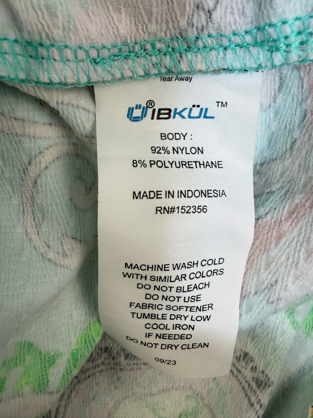 IBKUL Womens Debbie Print Sleeveless Zip Mock Golf Dress Size XL - Picture 6 of 6